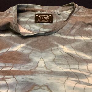 Men's Stylish Blue and Gray Tee